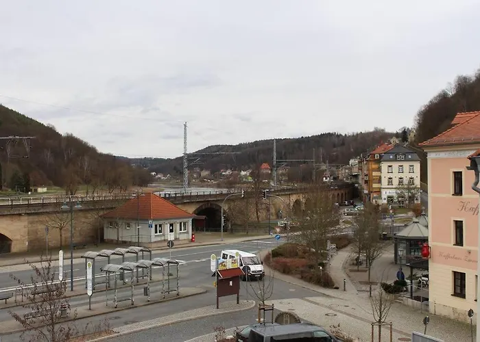 Elbtalblick Koenigstein Im Deutschen Haus