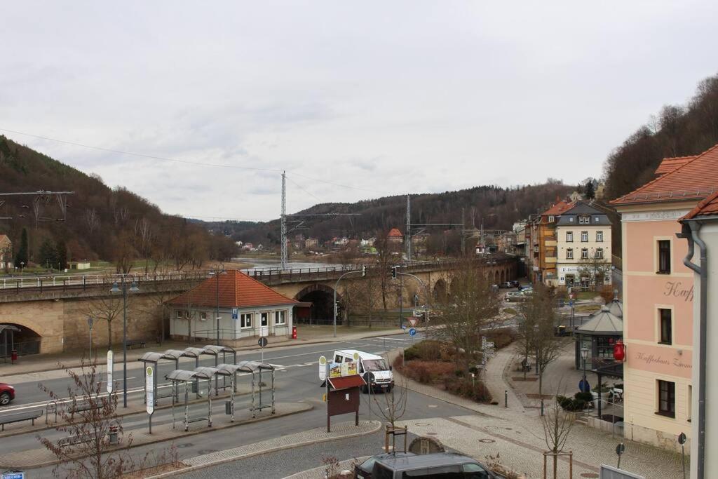 Elbtalblick Im Deutschen Haus Königstein